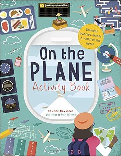 On The Plane Activity Book: Includes puzzles, mazes, dot-to-dots and drawing activities    Paperb... | Amazon (US)