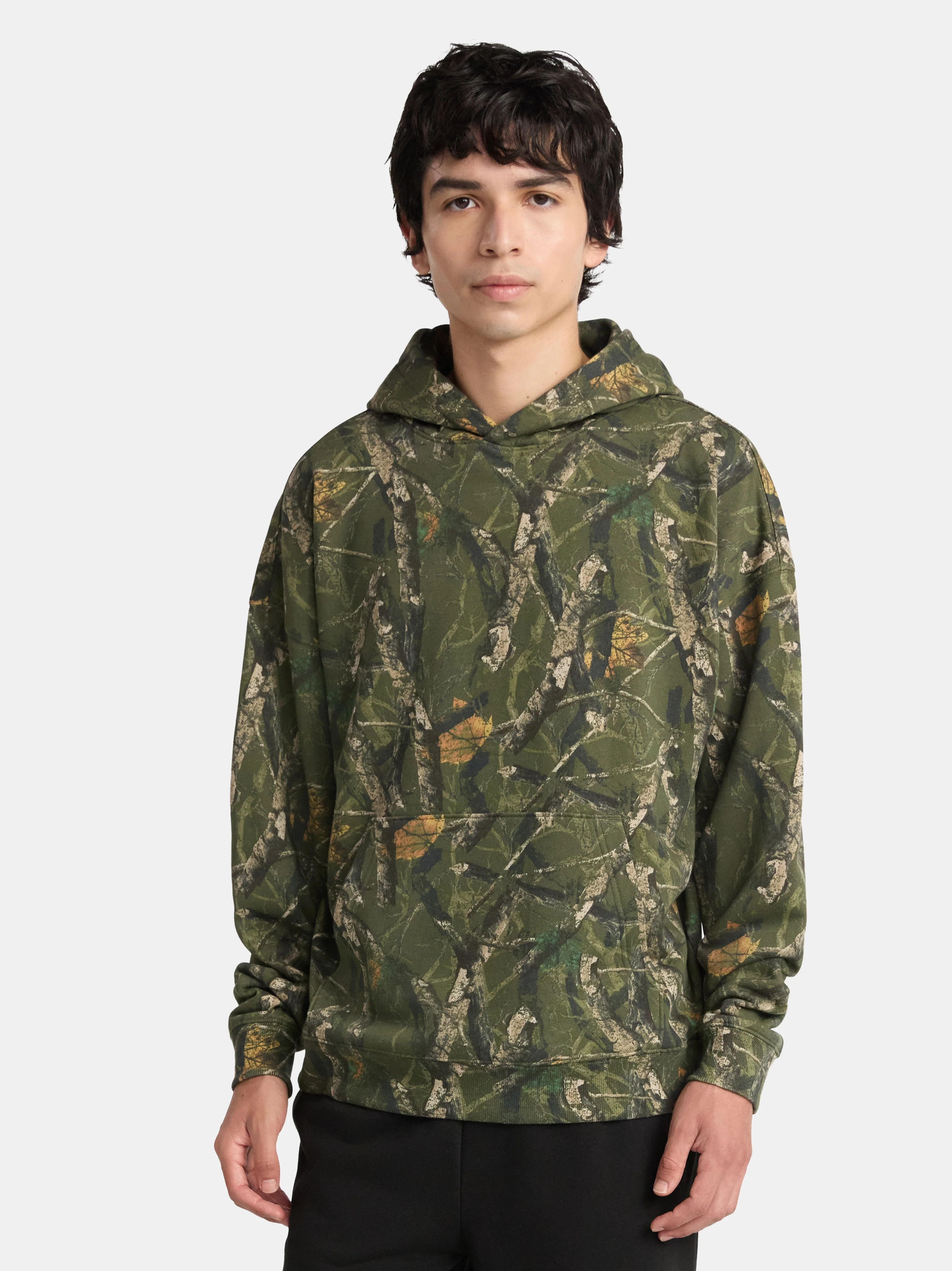 No Boundaries Oversized Hoodie with Long Sleeves, Men's & Big Men's | Walmart (US)