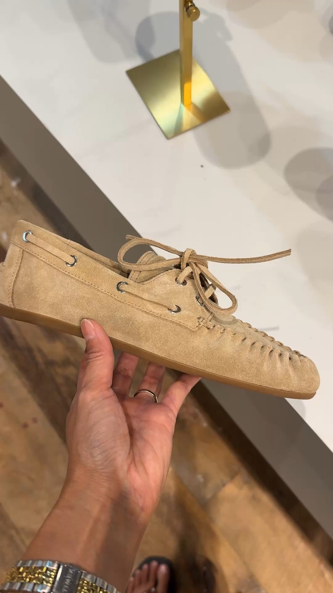 Cute and comfy boat shoes. Loafers. True to size for Euro sizing for me. Soft and flexible.

#LTKOver40