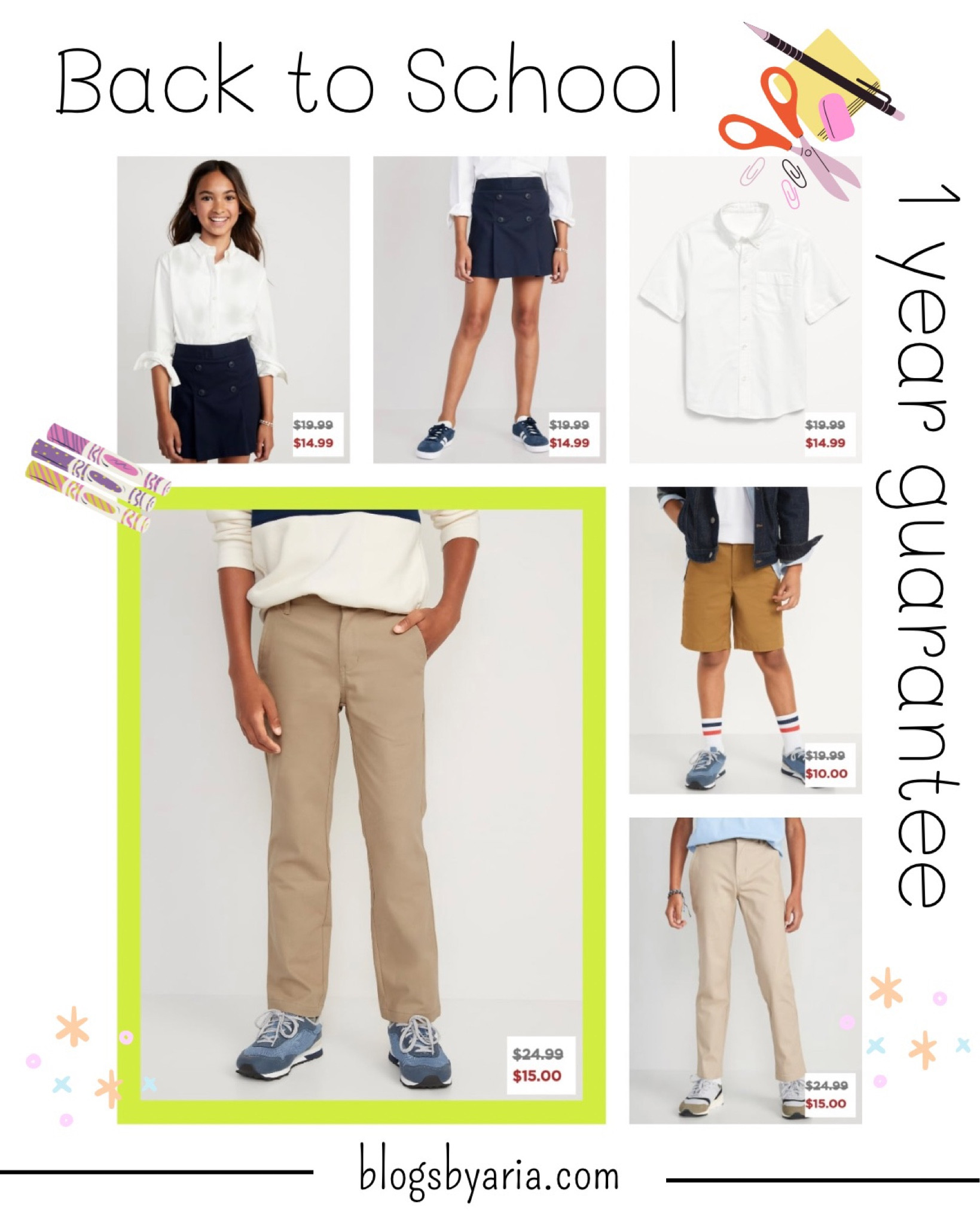Back to school uniforms on sale!! kid-proof uniforms Guaranteed for 1 year - or your money back! Polo shirts, khaki pants, uniform dress, uniform skirt, uniform shirt, uniform shorts

#LTKsalealert #LTKunder50 #LTKunder100 #LTKBacktoSchool #LTKkids #LTKfamily


#LTKFind #LTKBacktoSchool #LTKkids