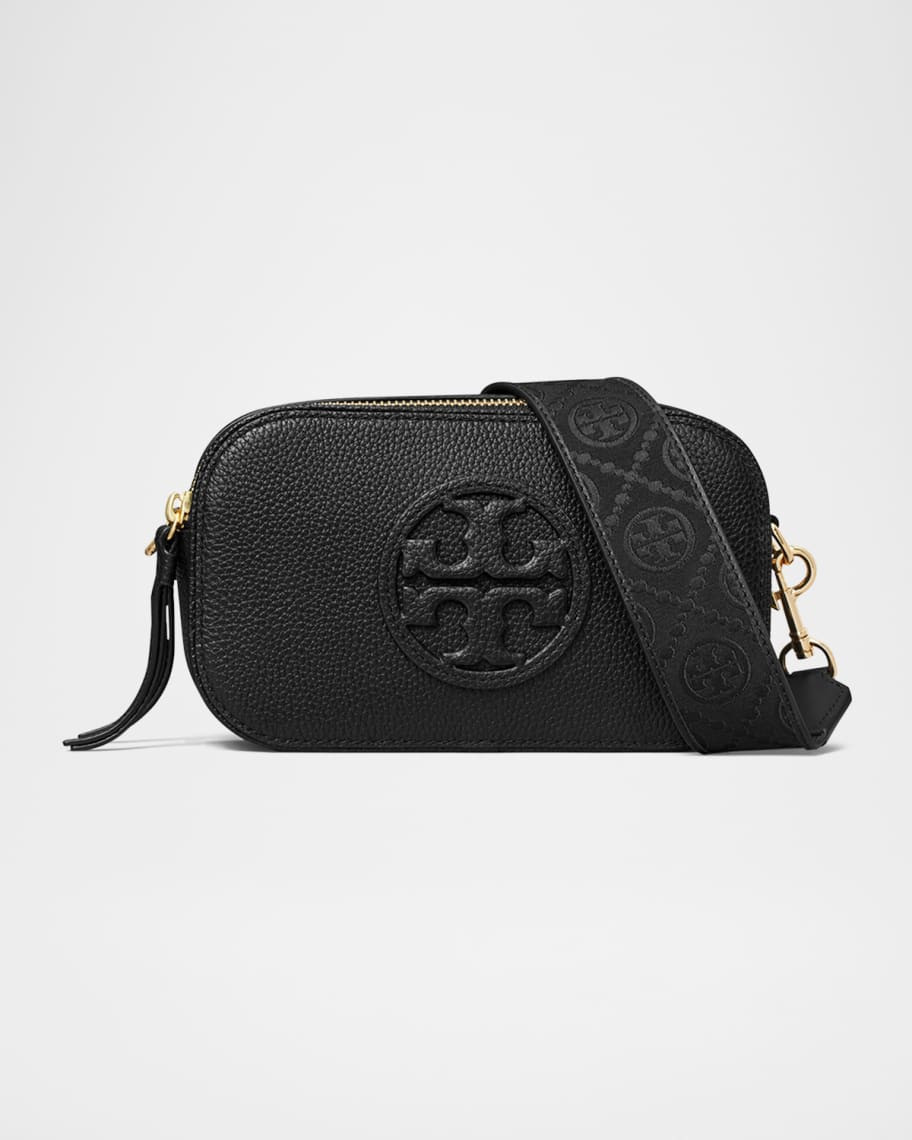 Tory Burch Miller Mini Zip Leather Crossbody Bag | Neiman Marcus