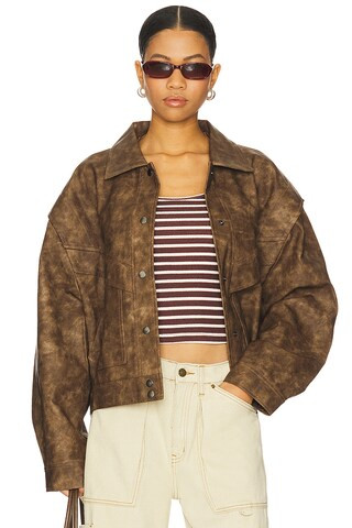 LIONESS Hailey Bomber Jacket in Acid from Revolve.com | Revolve Clothing (Global)