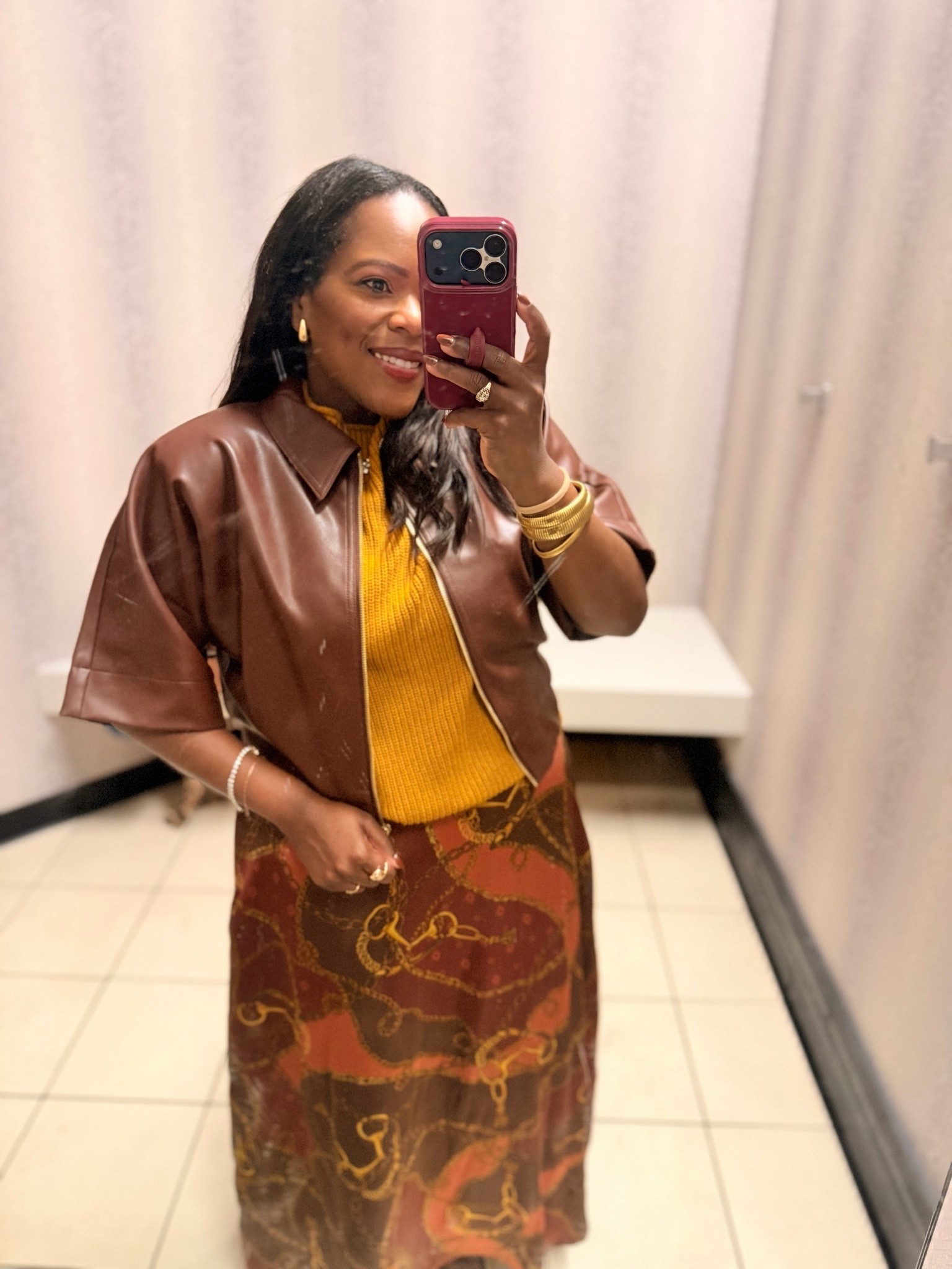 This faux leather short sleeve jacket from JcPenny is on sale!! I tried on the Medium but have the Large in my cart 🛒

#LTKSaleAlert #LTKMidsize #LTKPetite