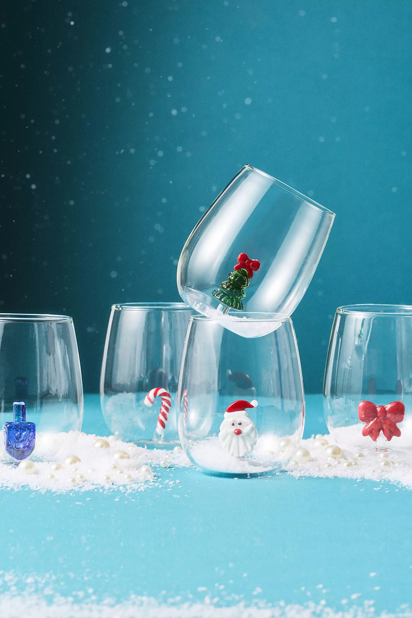 Jolly Icon Stemless Wine Glass | Anthropologie (US)