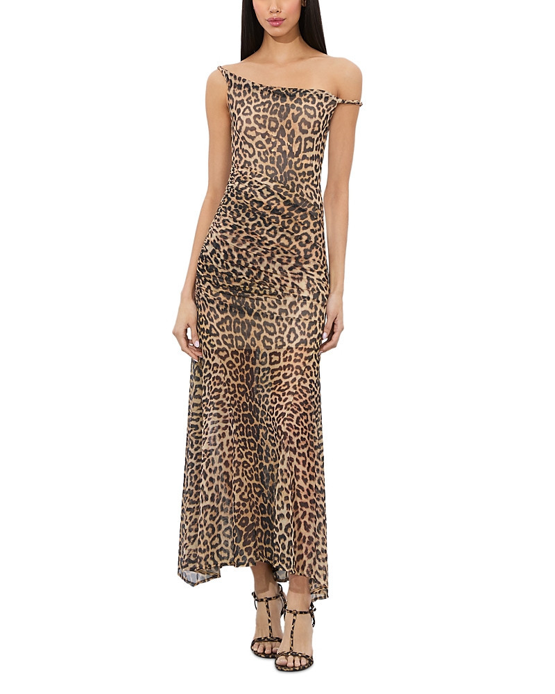 Alice and Olivia Bianca Twist Off-the-Shoulder Dress | Bloomingdale's (US)