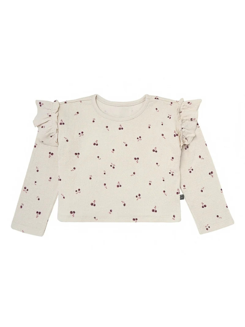 Modern Moments by Gerber Ruffle Sleeve Top, Sizes 12 Months - 5T | Walmart (US)