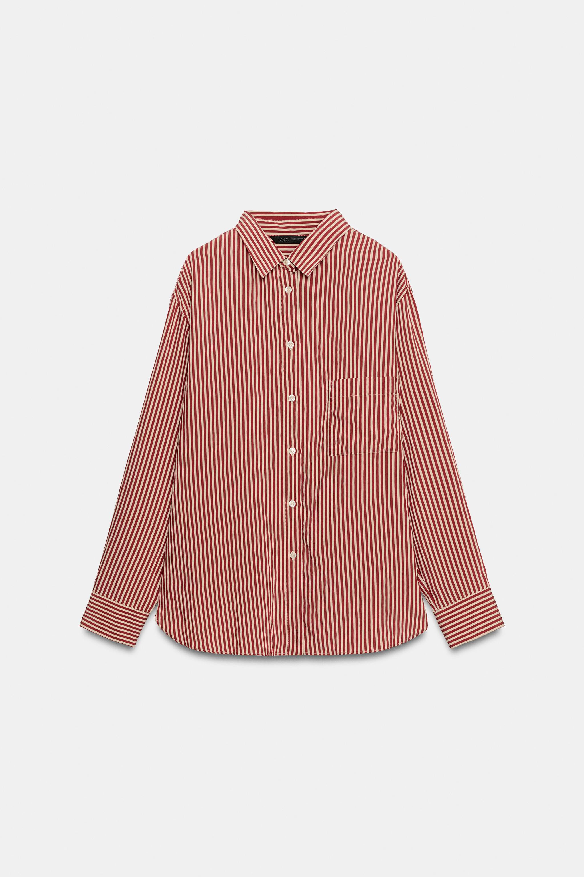 ZW COLLECTION STRIPED POCKET SHIRT | Zara US