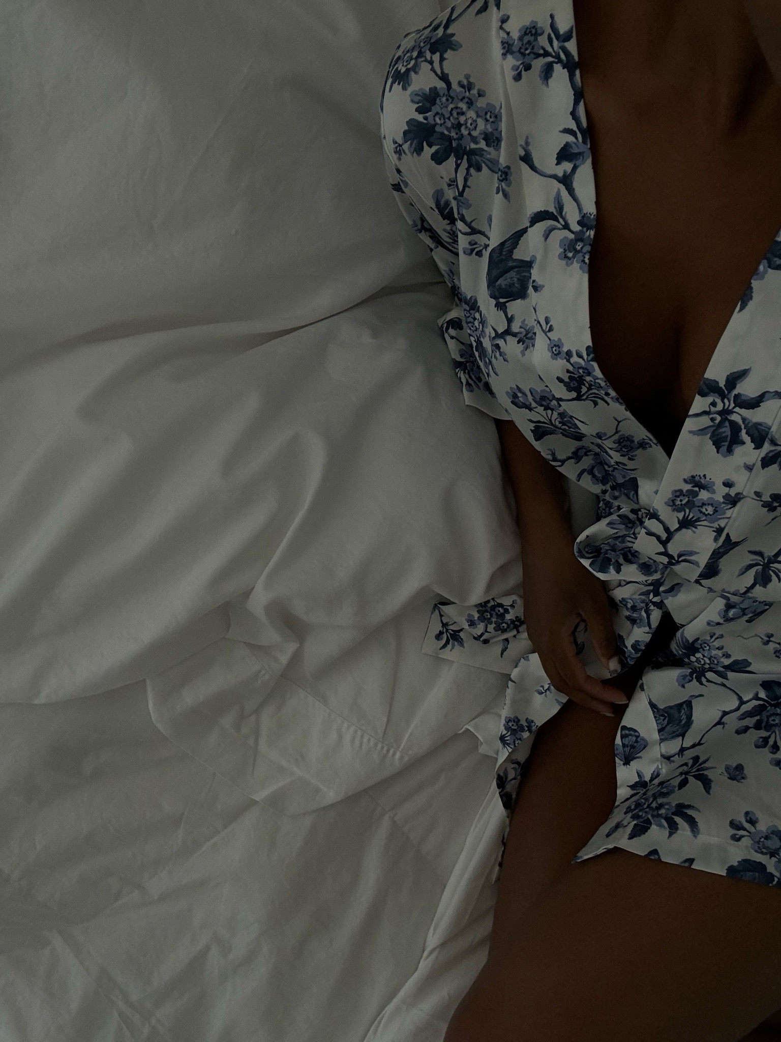 floral robe