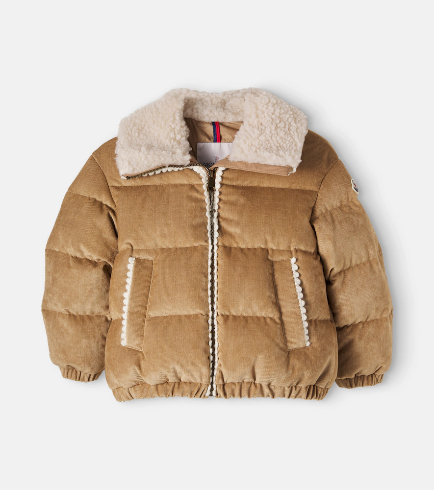 Moncler Enfant Daunenjacke mit Teddy-Besatz | Mytheresa (DACH)