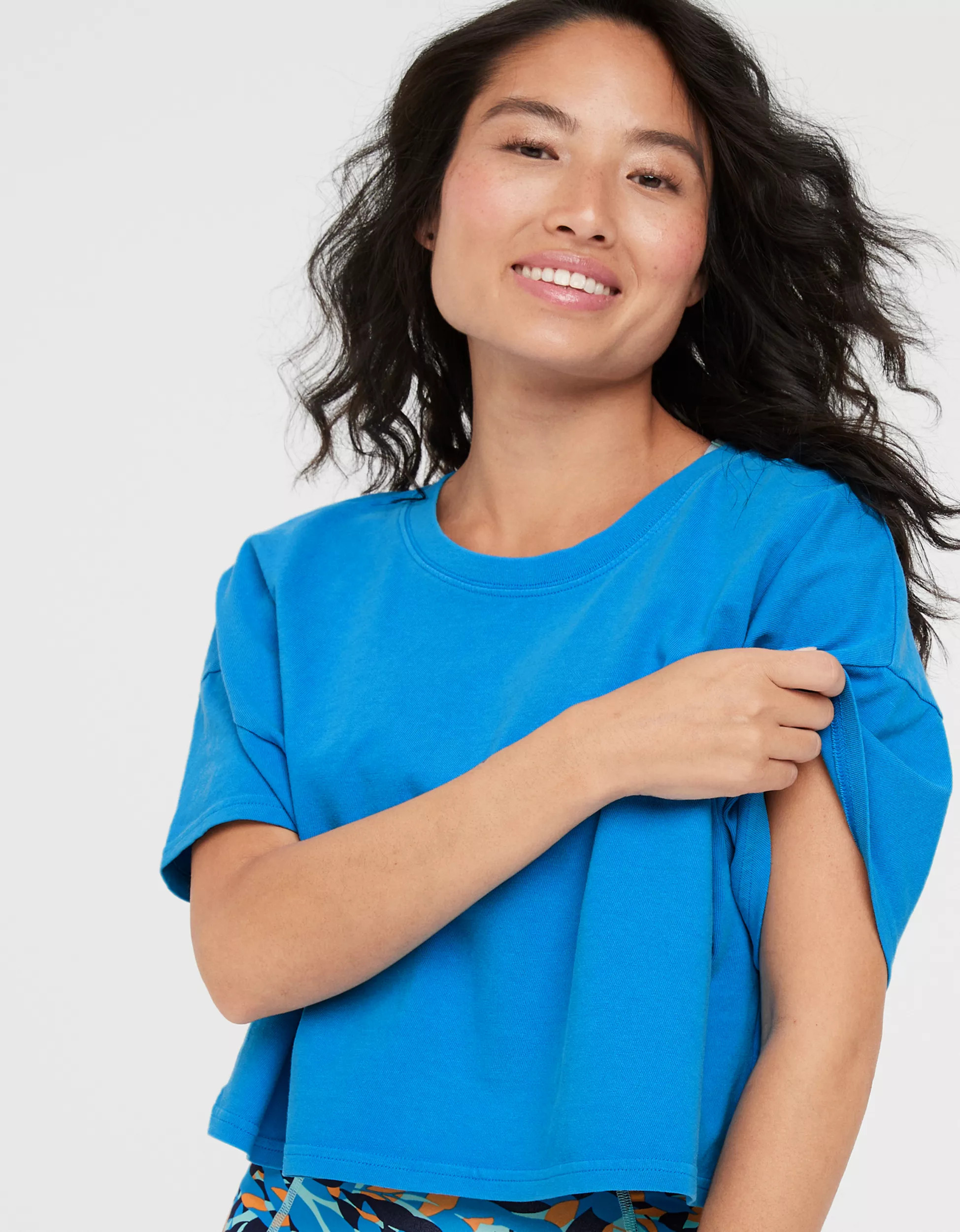 OFFLINE By Aerie Cropped T-Shirt | Aerie