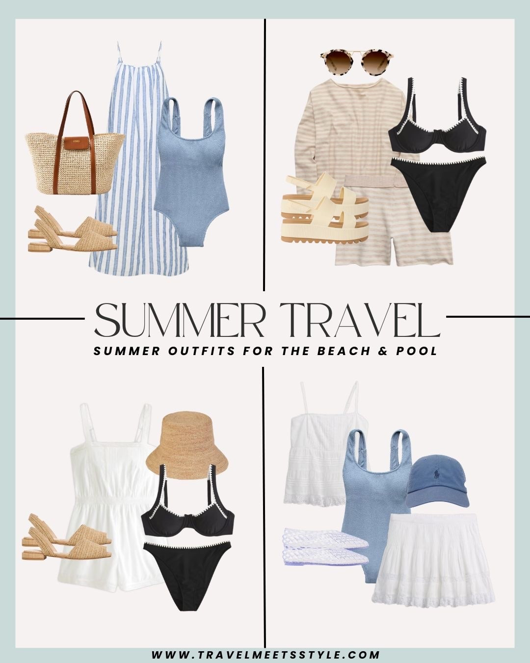Sharing the ultimate summer travel capsule wardrobe + summer outfit ideas for the beach & pool ☀️ Visit travelmeetsstyle.com to read the full post and explore more summer outfits for every adventure!

#LTKTravel