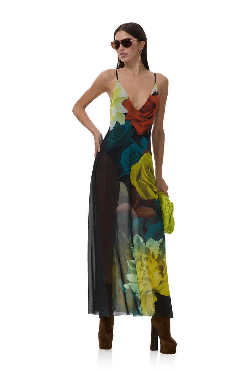 Rivka Dress - Citron Blossom | ShopAFRM