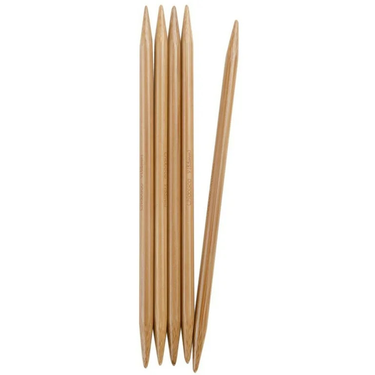 ChiaoGoo Bamboo Double Point Knitting Needles, 6" (15 cm), Patina, US 13 (9 mm) | Walmart (US)