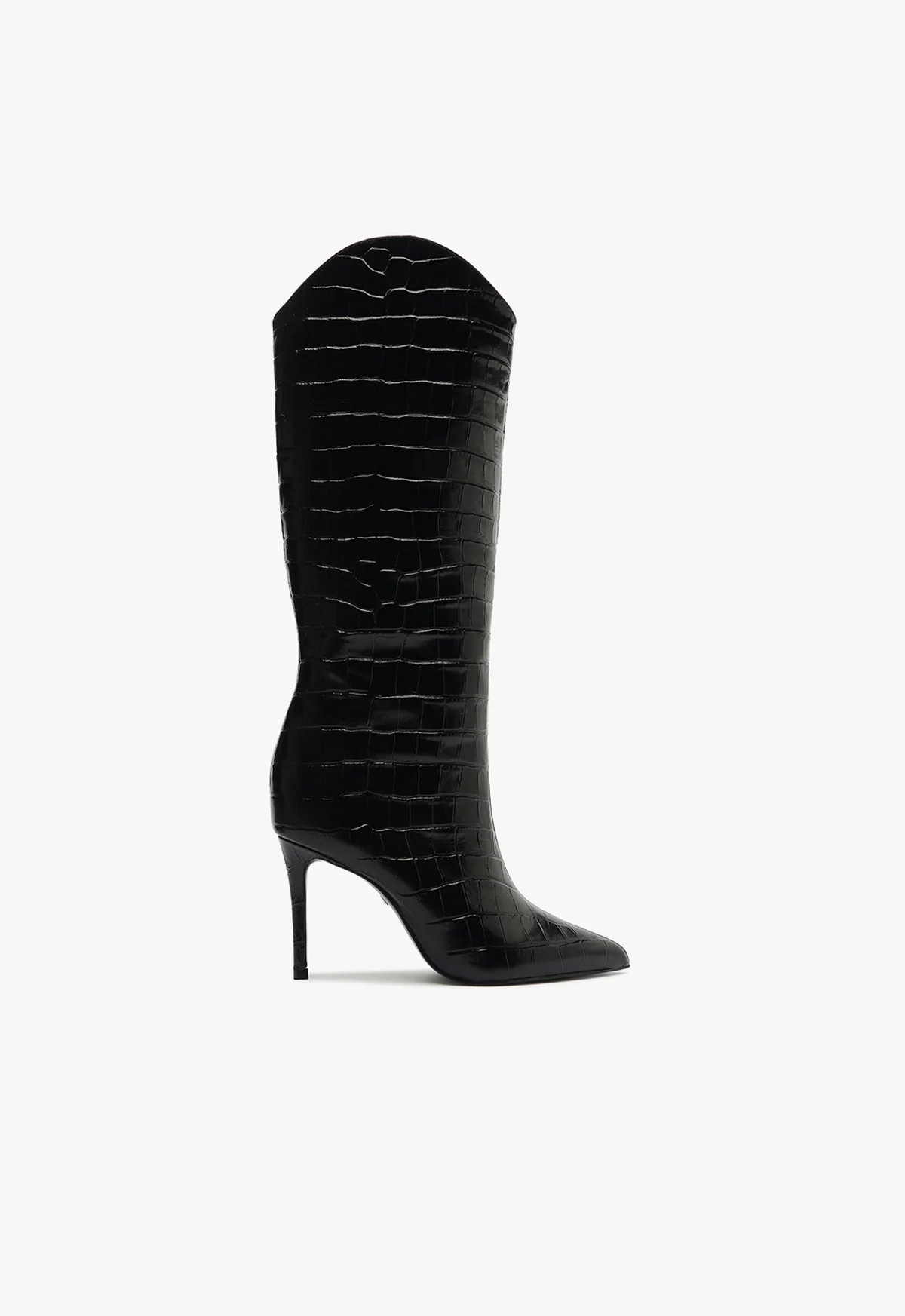 Maryana Wide Boot - Black Knee-High Boots - Wide Fit, Stiletto Heel | SCHUTZ | Schutz (US)