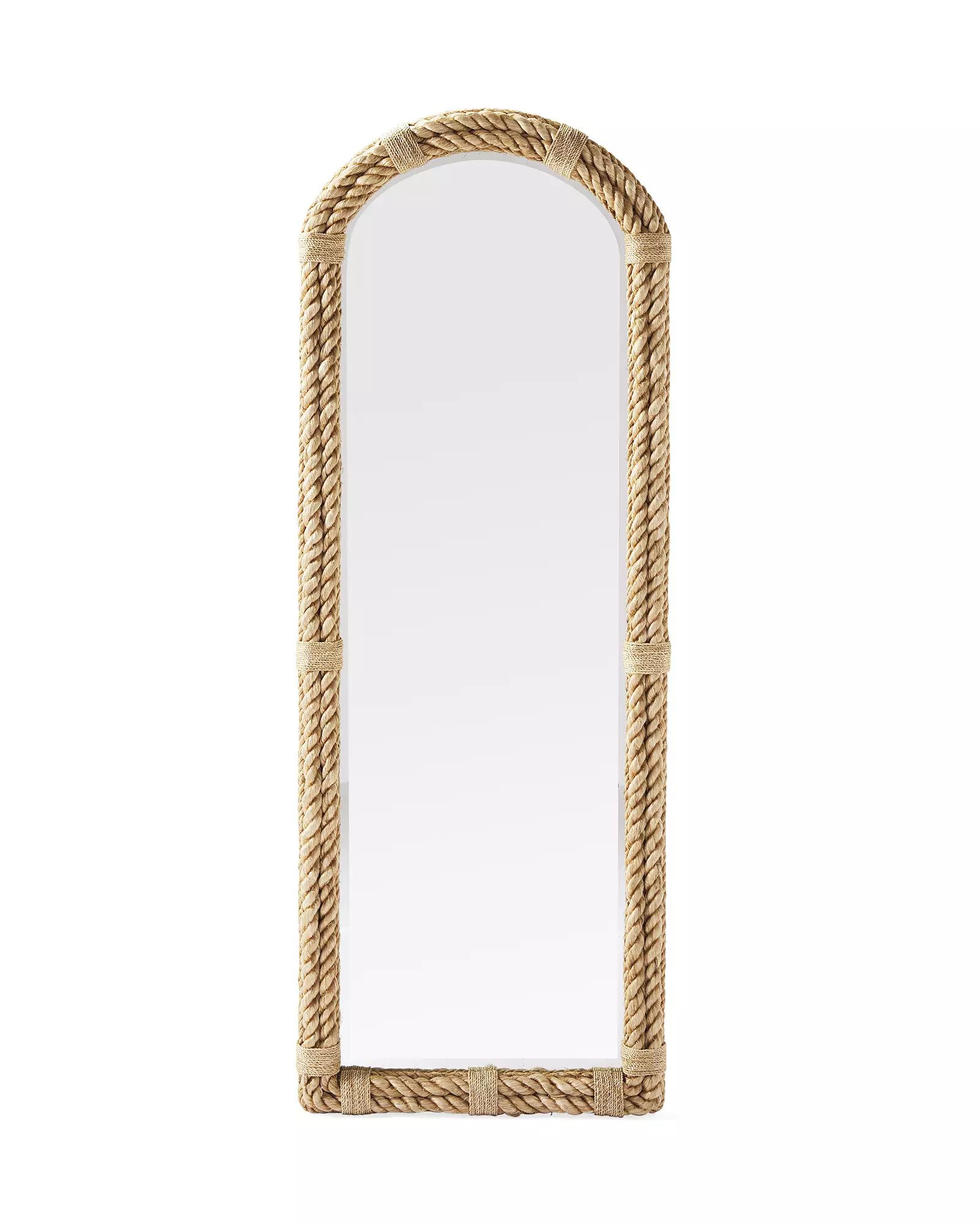 Nautical Rope Floor Mirror | Serena and Lily