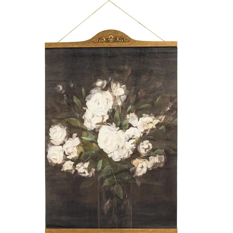 My Texas House Dramatic White Bouquet Banner Framed Art 28x41 | Walmart (US)