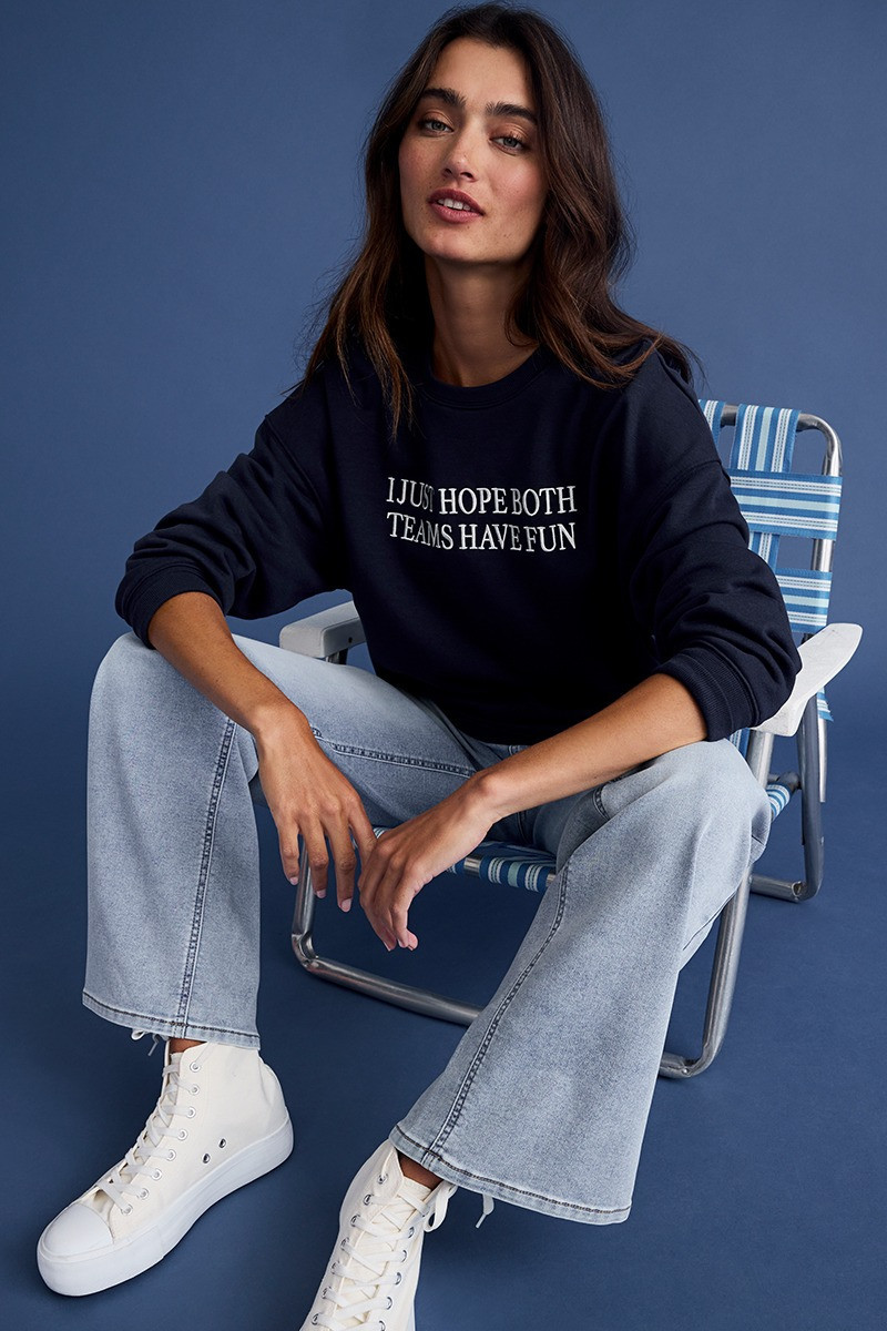 Both Teams Have Fun Sweatshirt | Francesca's