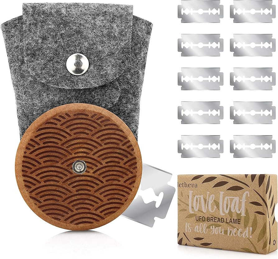 Letheva UFO Bread Lame Cutter, for Scoring Homemade Dough, Great Gift for Artisan Bread and Bague... | Amazon (US)