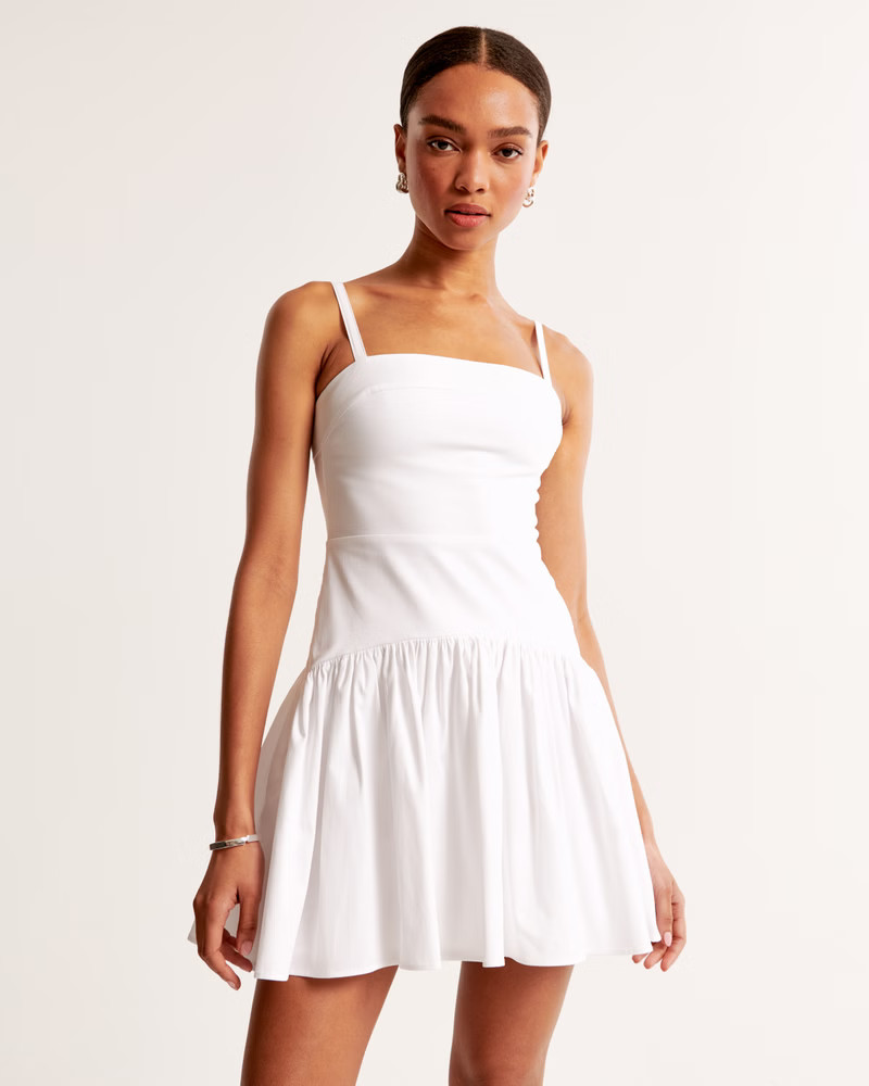 Drop-Waist Mini Dress | Abercrombie & Fitch (US)