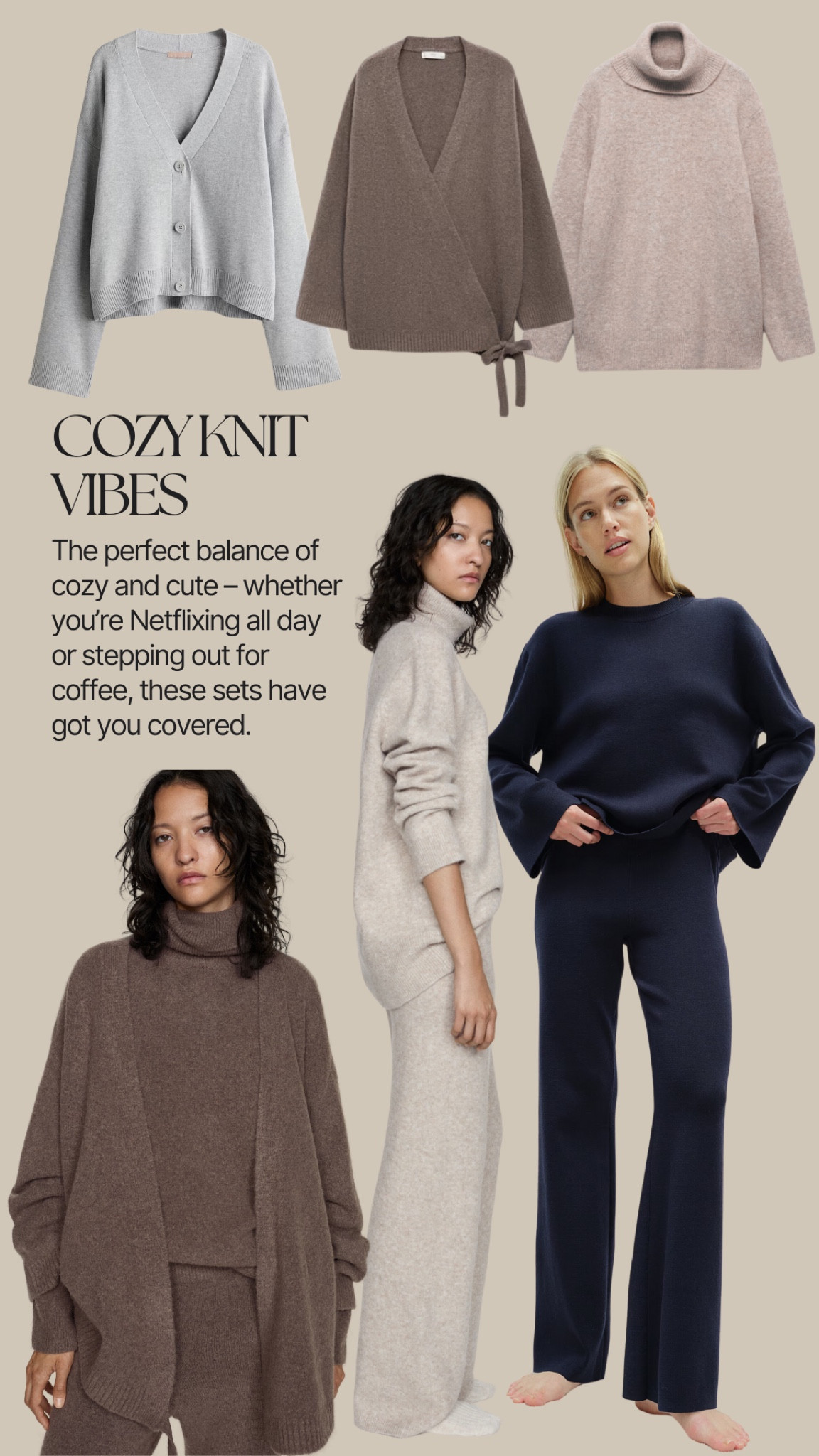  These knit sets are the ultimate balance between comfort and style – perfect for a day of lounging or grabbing coffee on a chilly day. From neutral tones to relaxed fits, these pieces will keep you warm and effortlessly chic all season long.

#LTKautumn