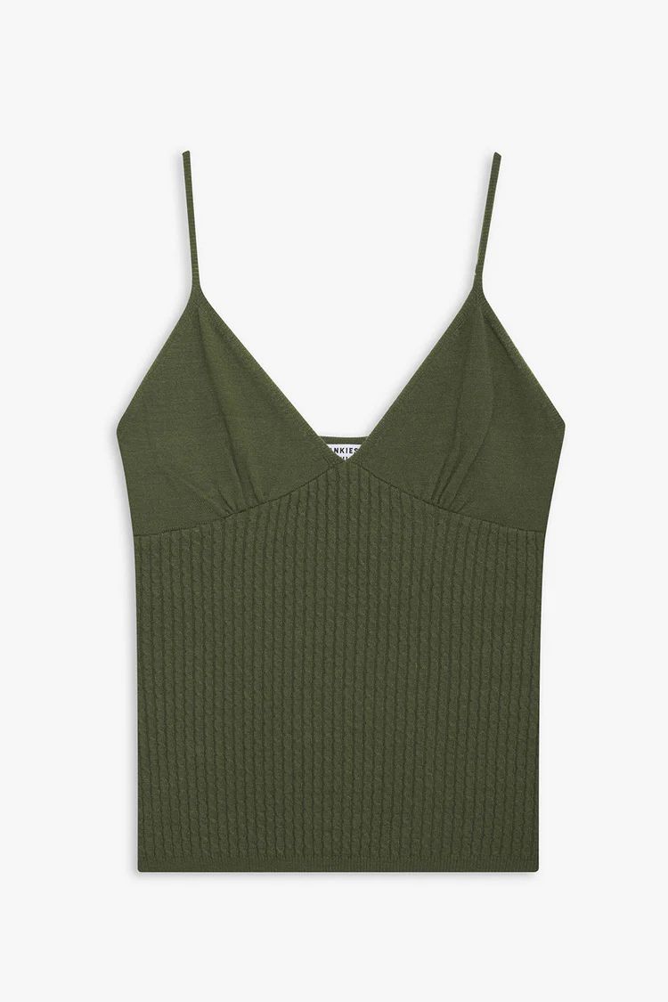 Xavier Cable Cloud Knit Camisole | Frankies Bikinis