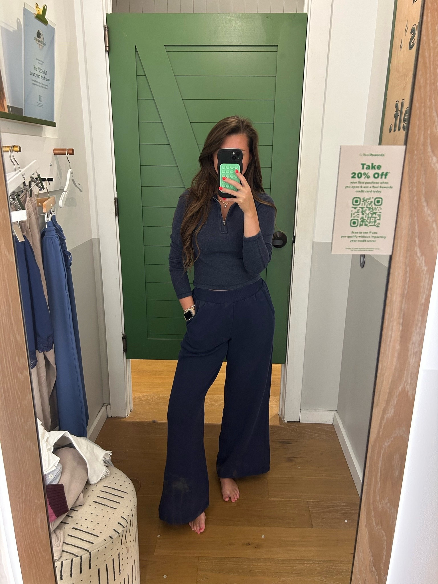 // navy blue aerie set // cute navy blue quarter zip // quarter zip tshirt // loungewear for fall // cute fall lounge // wearing a small in both //

#LTKootd #LTKSeasonal