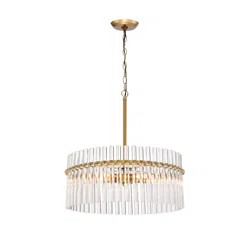 Mercer41 Neva 5 - Light Candle Style Drum Chandelier | Wayfair North America
