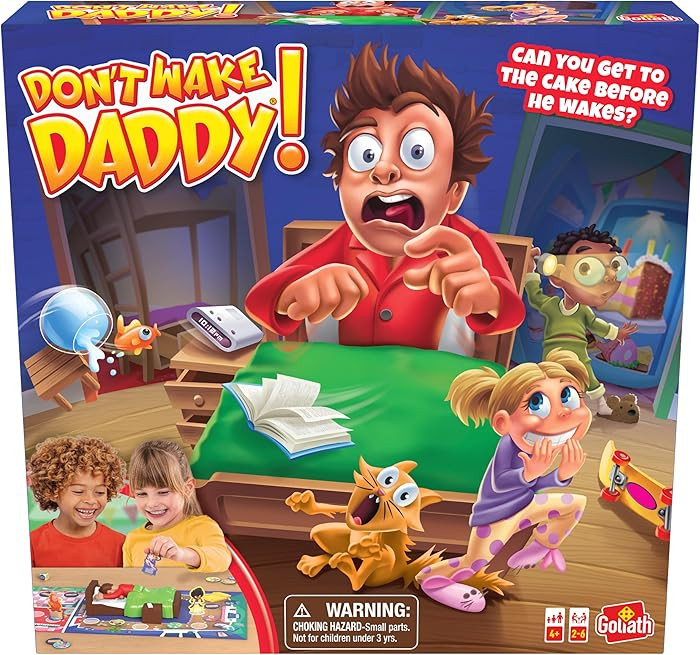 Goliath Don't Wake Daddy Board Game | Surprise Action Game for Kids | 2-6 Players, Ages 4+ | Amazon (US)