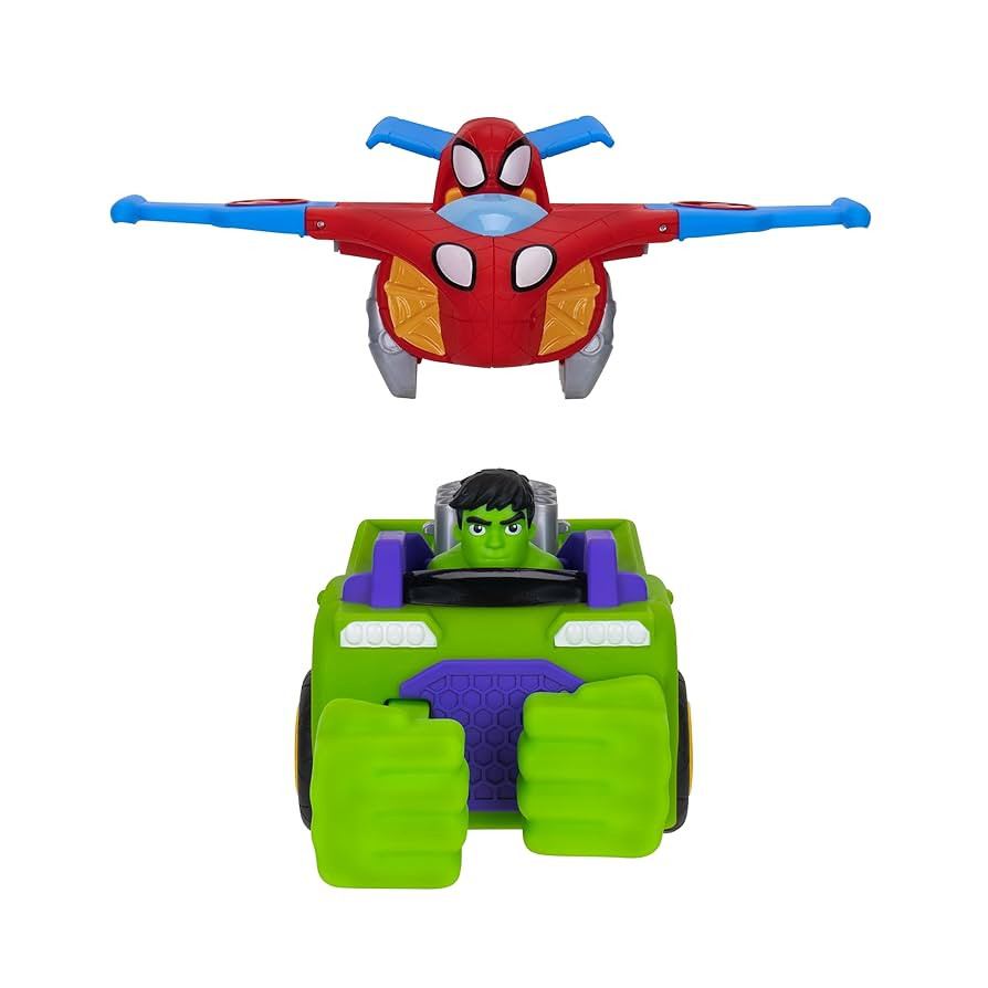 Jazwares Marvel Spidey and His Amazing Friends Team Up Tank - Combining 6-Inch Hulk Smash Tank an... | Amazon (US)