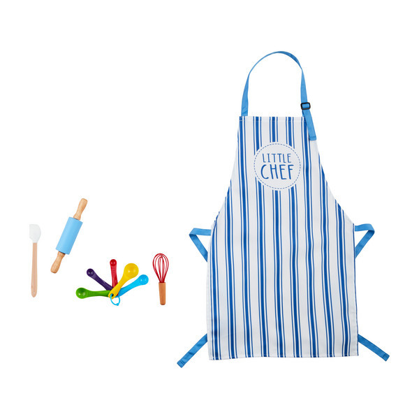 Mud Pie Kids' Cooking Set in Blue | Plastic | Mud Pie