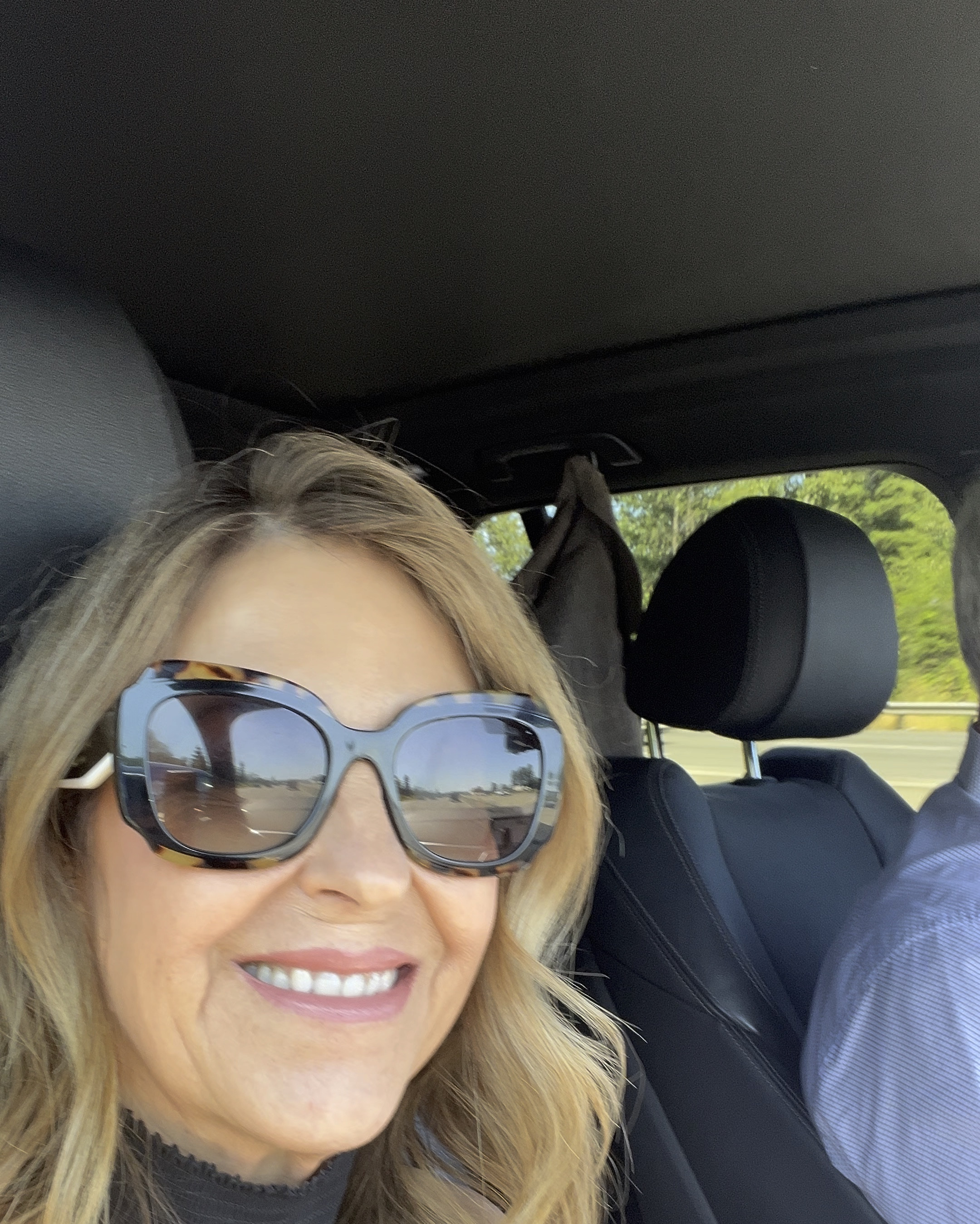 I'm out for the evening wearing my favorite ALC Renzo dress and strappy sandals. I'm also wearing my favorite Pillow Talk lipstick, which looks good on everyone, and Prada sunglasses (a similar style on sale). 

#LTKSaleAlert #LTKOver40 #LTKxNSale