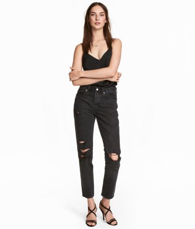 H&M Boyfriend Low Ripped Jeans $39.99 | H&M (US)