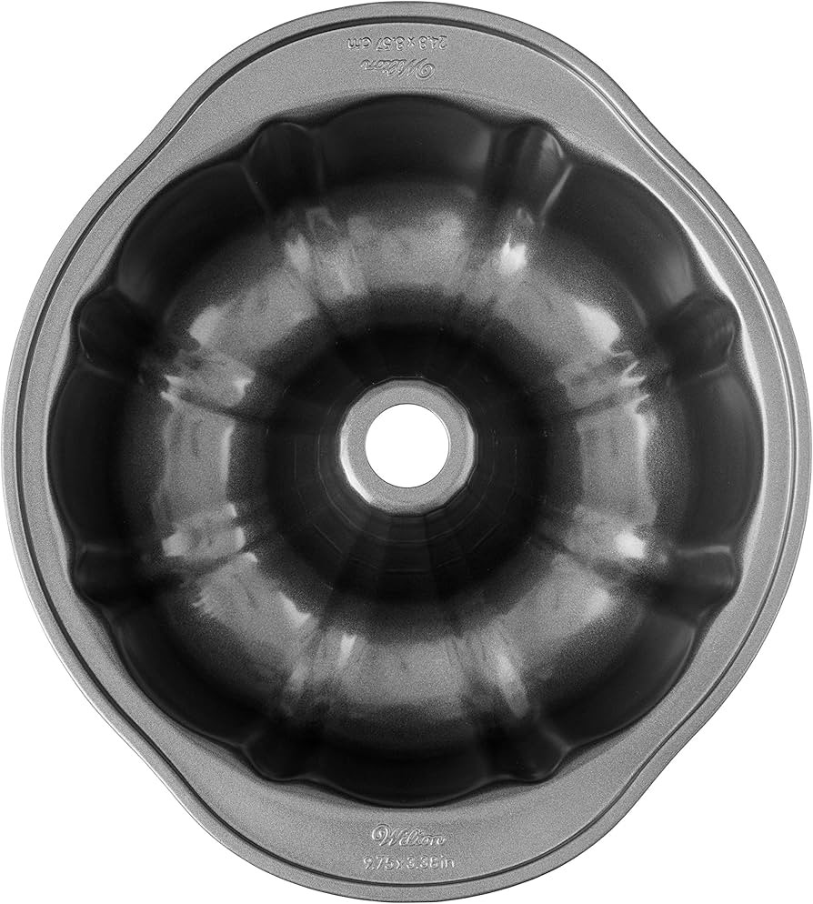 Wilton Perfect Results Premium Non-Stick 9.51-Inch Fluted Tube Pan, Steel Bundt Cake Pan | Amazon (US)
