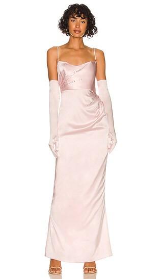 Yves Gown in Rose | Revolve Clothing (Global)