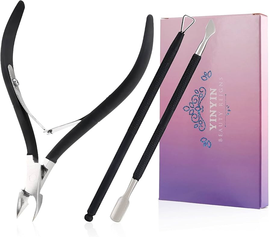 Cuticle Trimmer with Cuticle Pusher and Cutter-YINYIN Cuticle Cutter Cuticle Nipper Professional ... | Amazon (US)