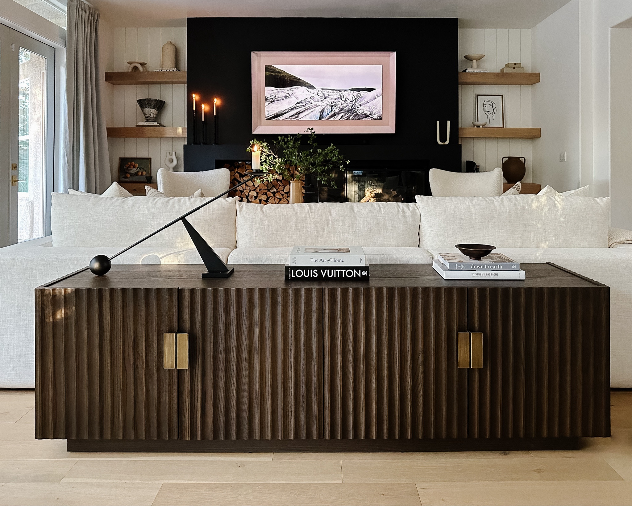 Tv stand 

Candle holder, shelves, console table 

#LTKfamily #LTKstyletip #LTKhome