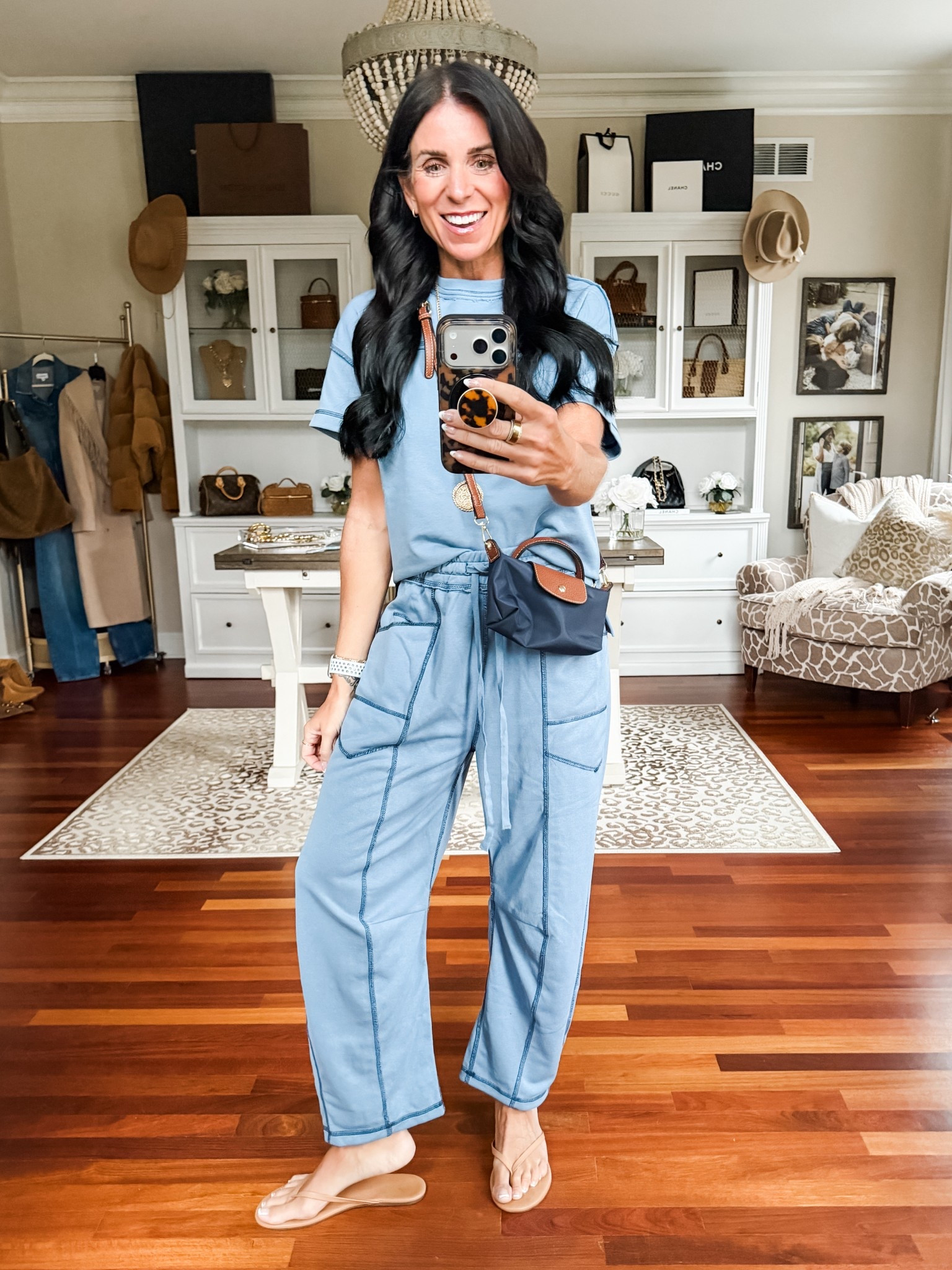 The cutest travel or lounge set! Wearing an XS 

#LTKmomlife #LTKSaleAlert #LTKootd