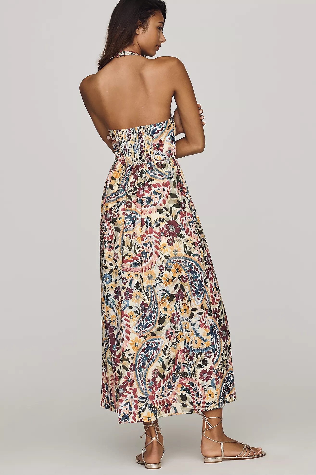 Anthropologie x Farm Rio Halter Maxi Dress | Anthropologie (US)