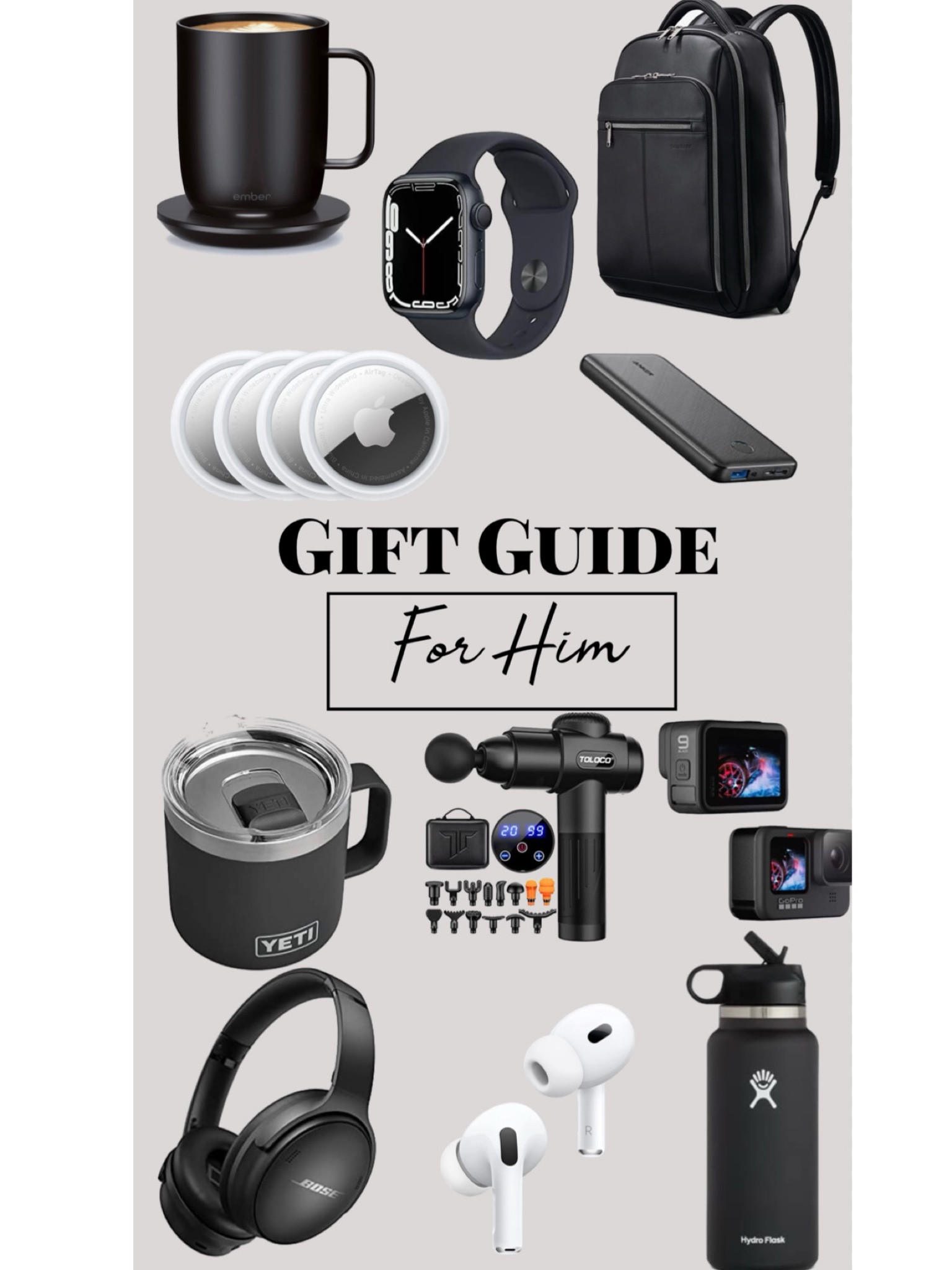 Gift Guide for Him
#giftguide #giftguideforhim #giftideas 

#LTKSeasonal #LTKHoliday