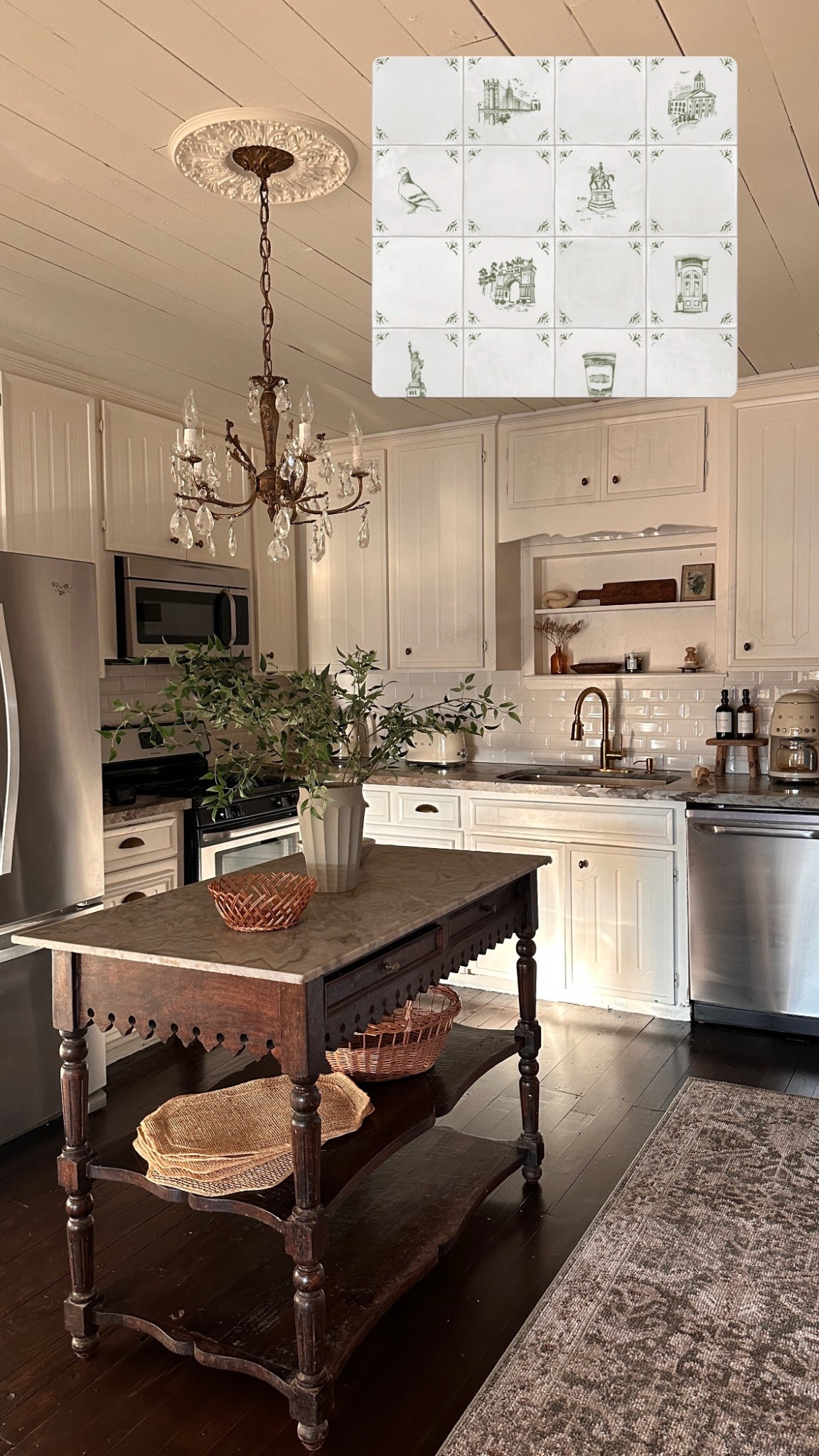 Came across this peel and stick tile while looking for a new kitchen backsplash for our cottage. Love the delft tile look!! Renter friendly and affordable too! 

#LTKHome