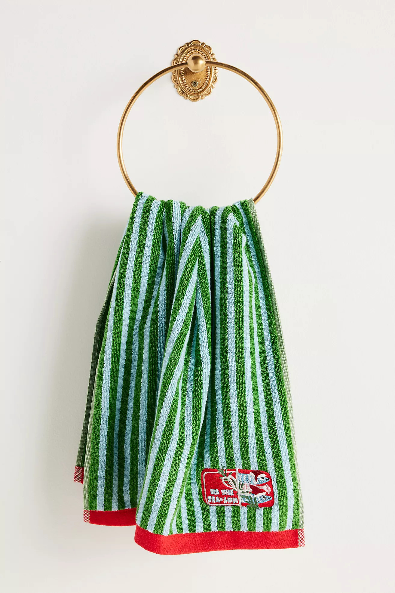 Tis the Season Embroidered Icon Hand Towel | Anthropologie (US)