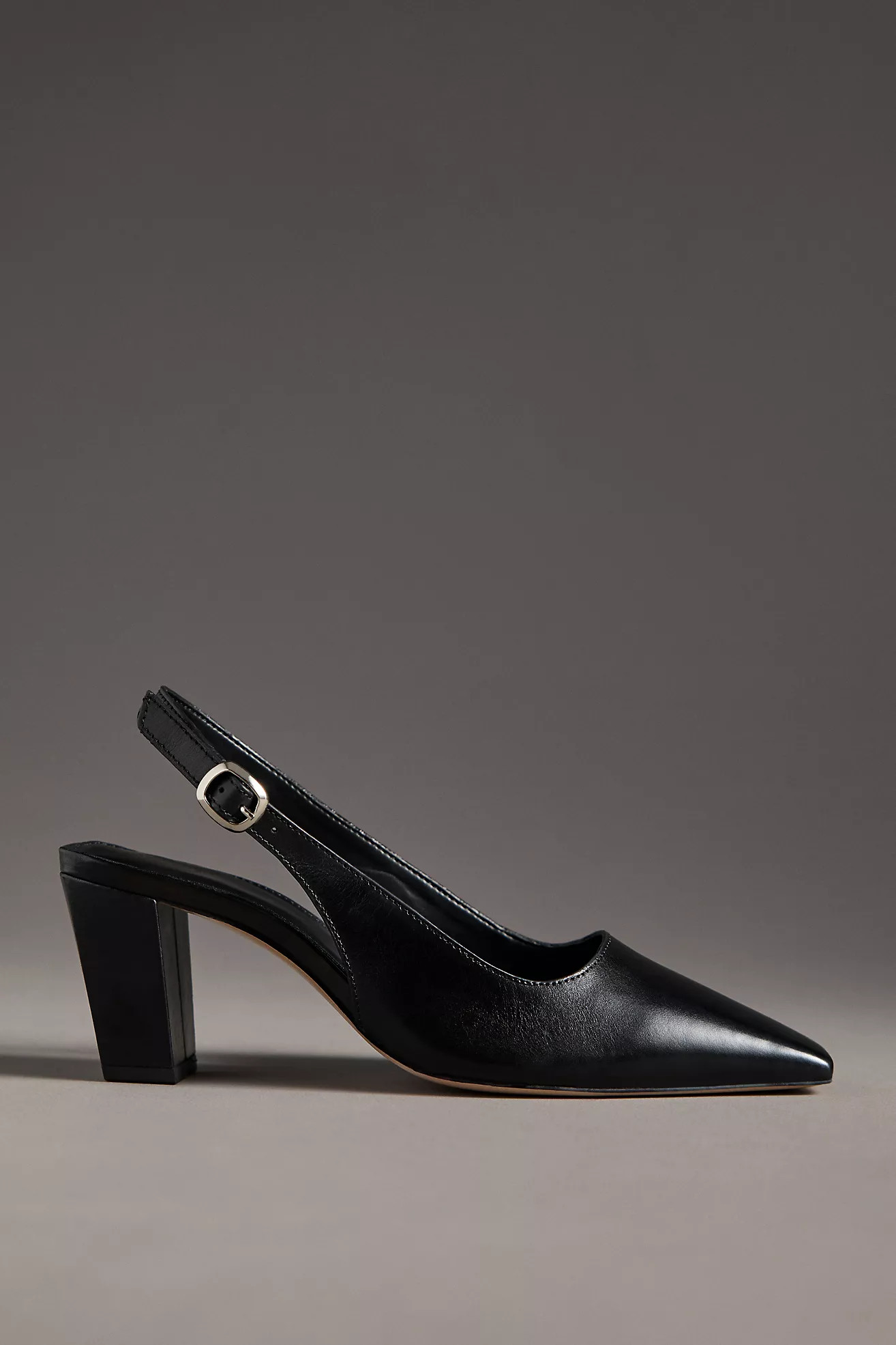 Maeve Snip-Toe Slingback Block Heels | Anthropologie (US)