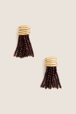 Tiger's Eye Beaded Earrings | Tuckernuck (US)
