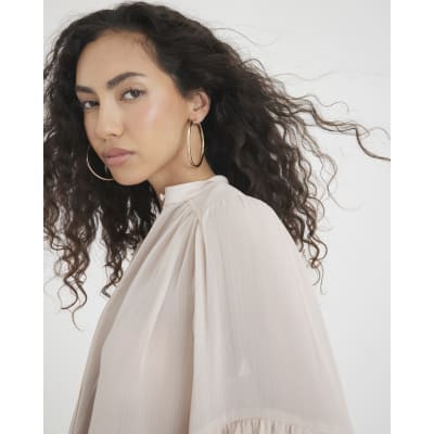 Gold large hoop earrings | River Island UK & IE