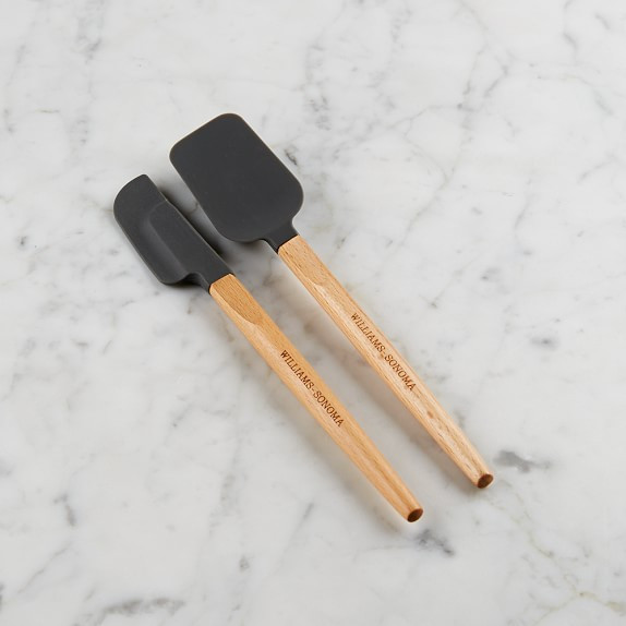 Williams Sonoma Silicone Mini Spatula & Spoonula with Classic Wood Handle | Williams-Sonoma