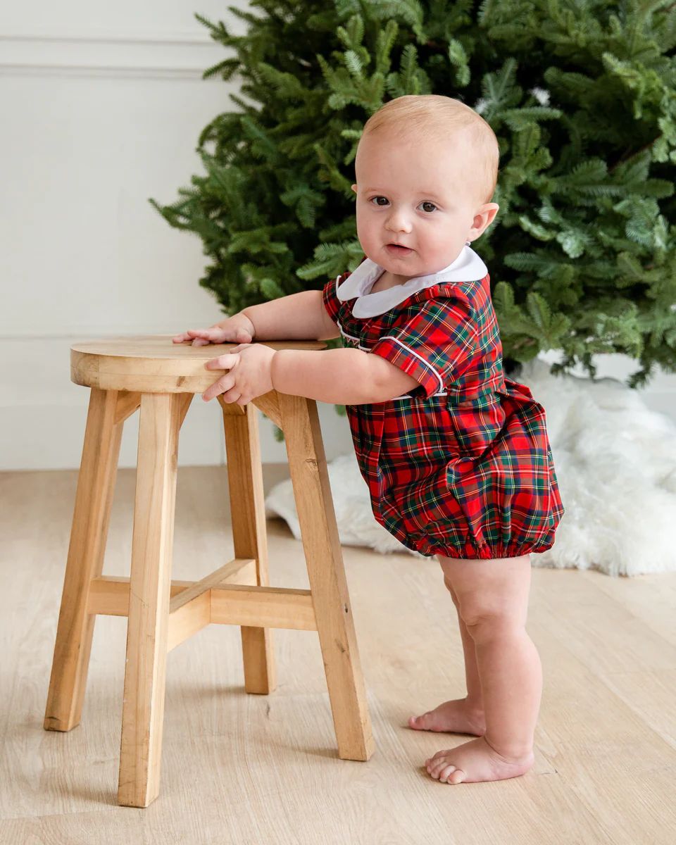 Holiday Plaid - Henry Bubble | Ann + Reeves Kids