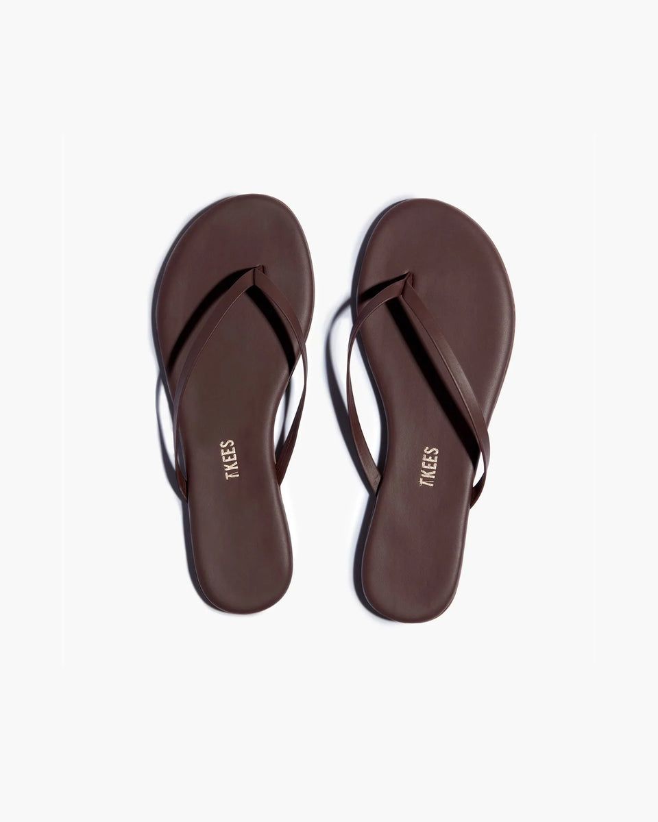 Lily Nudes in Deep Glow | Women's Leather Flip Flops & Sandals | TKEES | TKEES