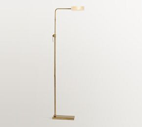 Sherman Alabaster Adjustable Task Floor Lamp (53") | Pottery Barn CA
