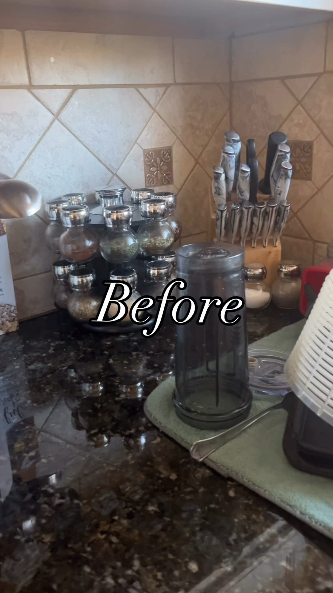 A little before & after for today. ✨

My newest favorite kitchen upgrade piece. I feel like this elevates the whole sink space without breaking the budget. 

Would you upgrade your kitchen with this? 

#LTKHome #LTKvlog #LTKmomlife