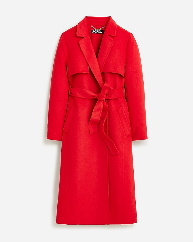 Harriet trench coat in double-faced blend | J. Crew US